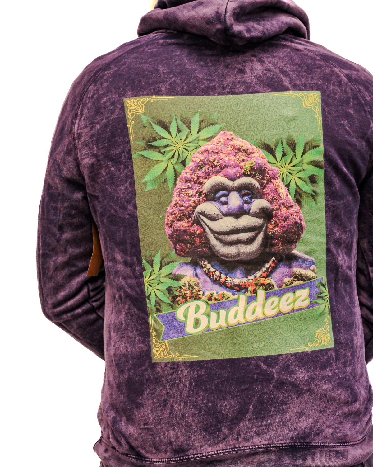 Back of the Buddeez Character Hoodie with the Winston print