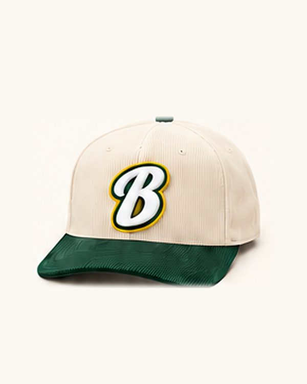 Corduroy K Frame Cap — Natural / Forest