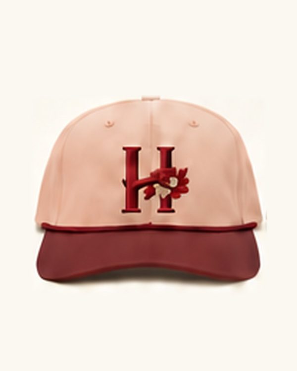 Richardson Rope Hat — 3D H — Pale Peach / Maroon