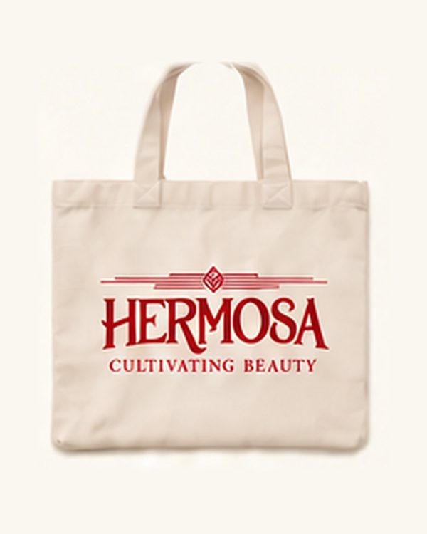 Tote Bag — Natural / Maroon
